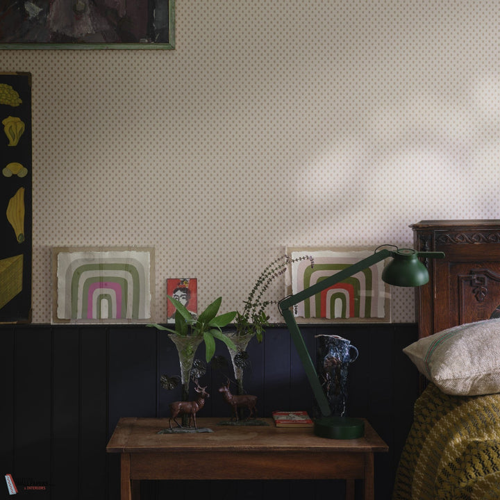 Polka Square behang-Behang-Farrow & Ball-Selected Wallpapers &amp; Interiors