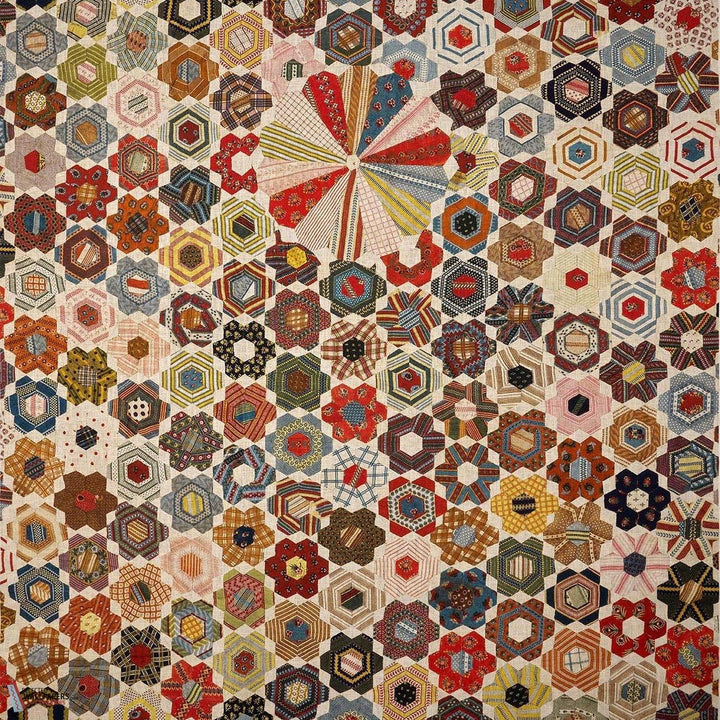 Quilt behang-Pierre Frey-Multicolore-Meter (M1)-Selected Wallpapers-Interiors