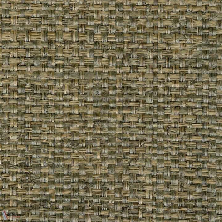 Raphia Maille behang-CMO Paris-Kaki-Rol-Selected Wallpapers-Interiors