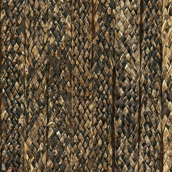 Raphia Tresse behang-CMO Paris-Kaki-Meter (M1)-Selected Wallpapers-Interiors