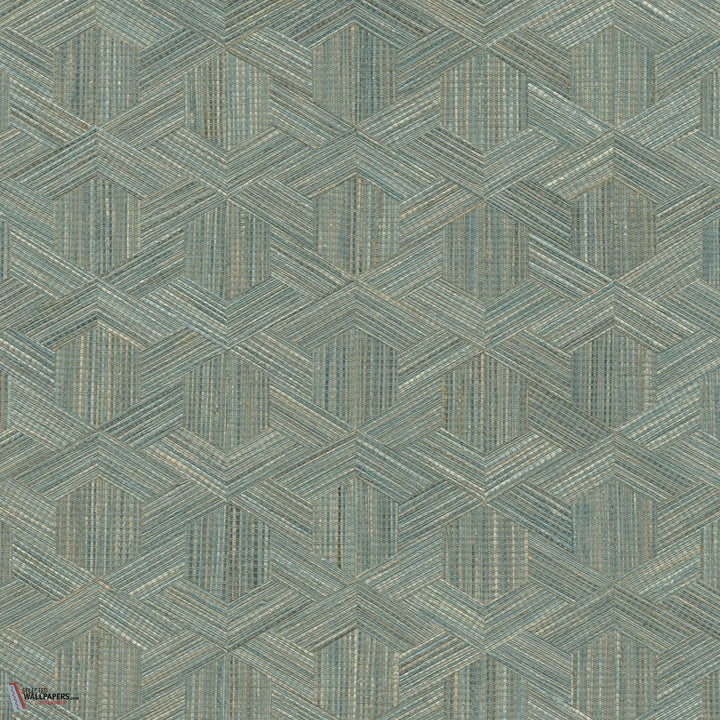 Reflect behang-Arte-Turquoise-Meter (M1)-Selected Wallpapers-Interiors