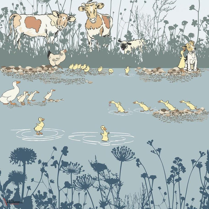 Riverside Capers behang-Little Greene-Moo-Set-Selected Wallpapers-Interiors