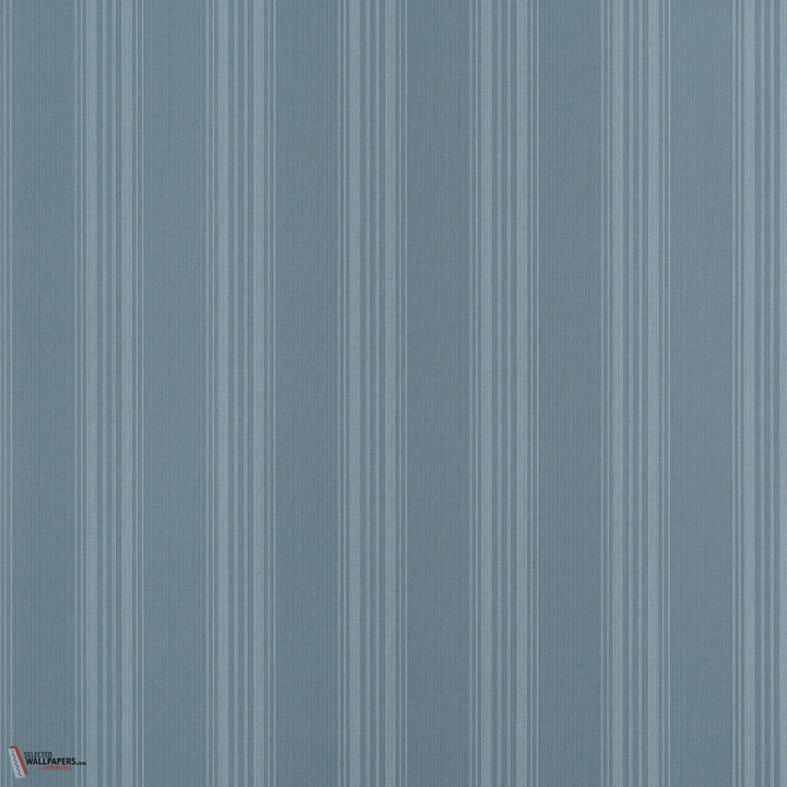 Scarlet Stripe behang-Thibaut-wallpaper-tapete-Slate Blue-Rol-Selected-Wallpapers-Interiors