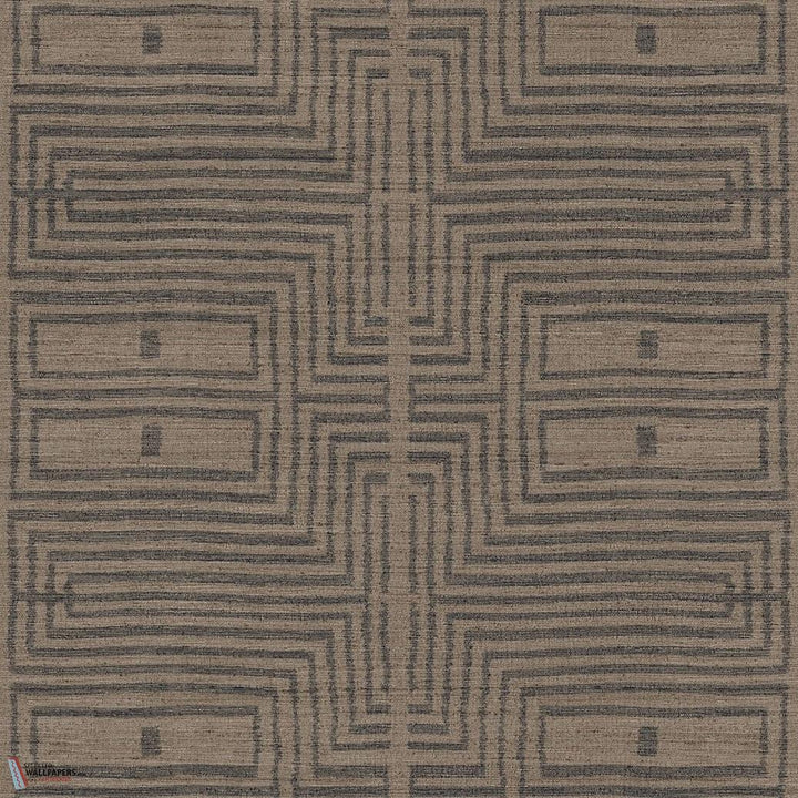 Serica behang-Masureel-Coffee-Rol-Selected Wallpapers-Interiors