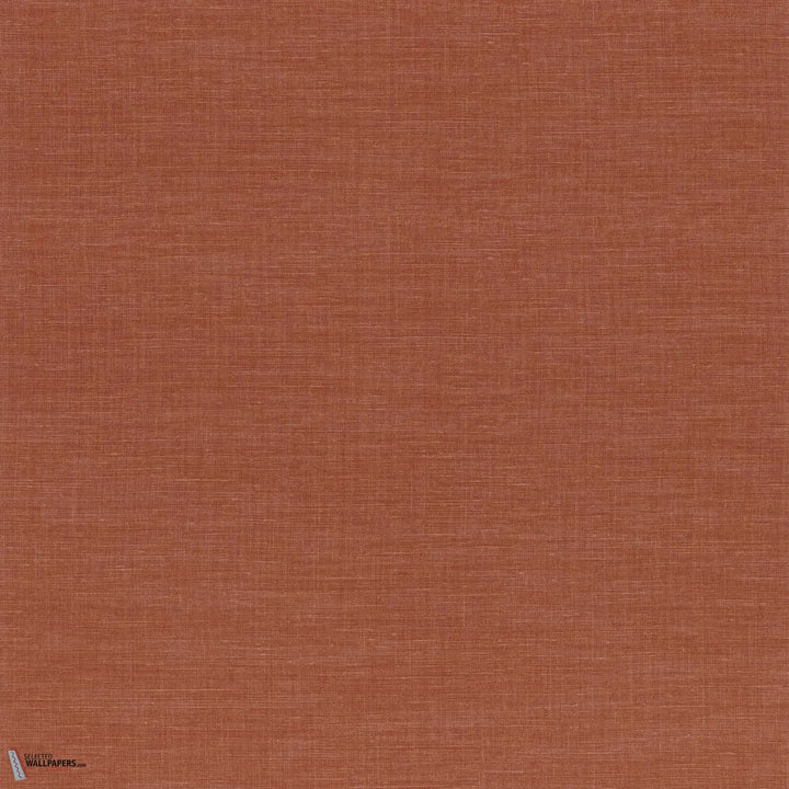 Shinok Le Lin 3-Casamance-Orange Flamboyant-Rol-Selected-Wallpapers-Interiors