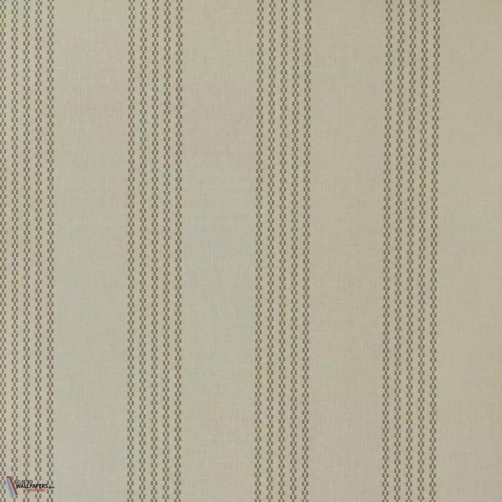 Silk Stripe behang-1838 wallcoverings-Burnised brown-Rol-Selected Wallpapers-Interiors