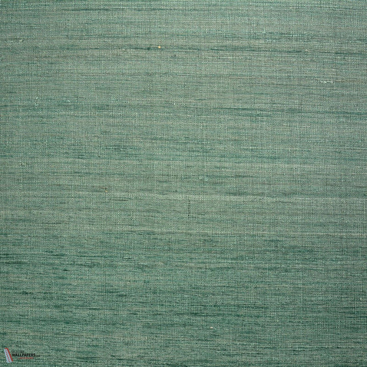 Silk behang-Dutch Walltextile Company-Teal-Meter (M1)-Selected Wallpapers-Interiors
