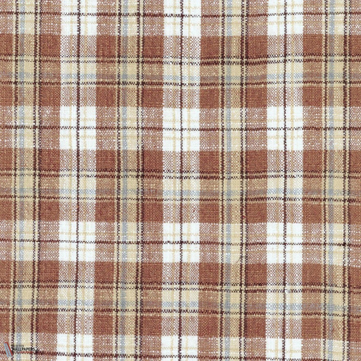 Sillage stof-Casamance-Terracotta-Meter (M1)-Selected Wallpapers-Interiors