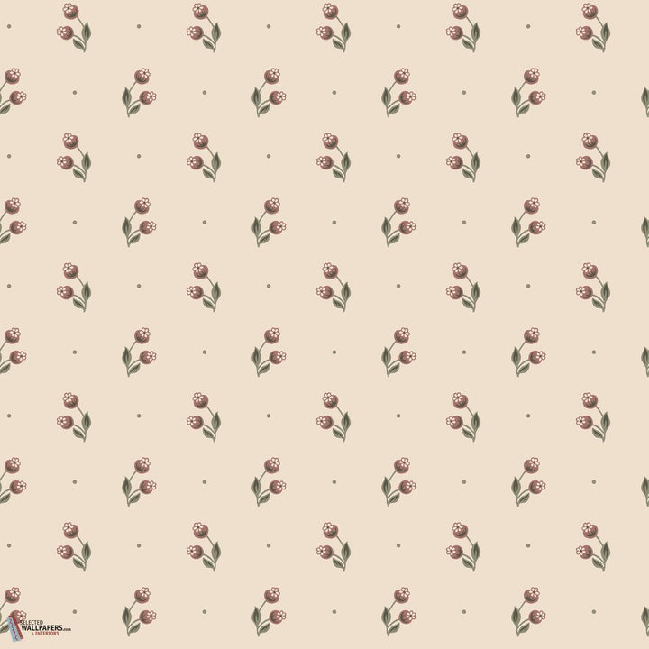 Siv behang-Sandberg-Burgundy-Rol-Selected Wallpapers-Interiors