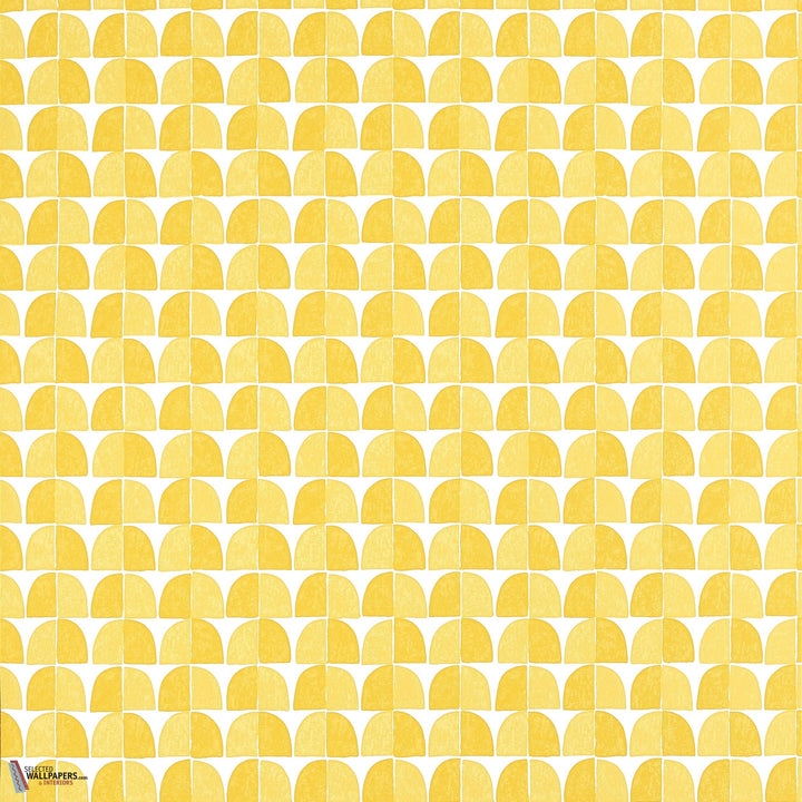 Solsbury behang-Thibaut-Sunshine yellow-Rol-Selected Wallpapers-Interiors