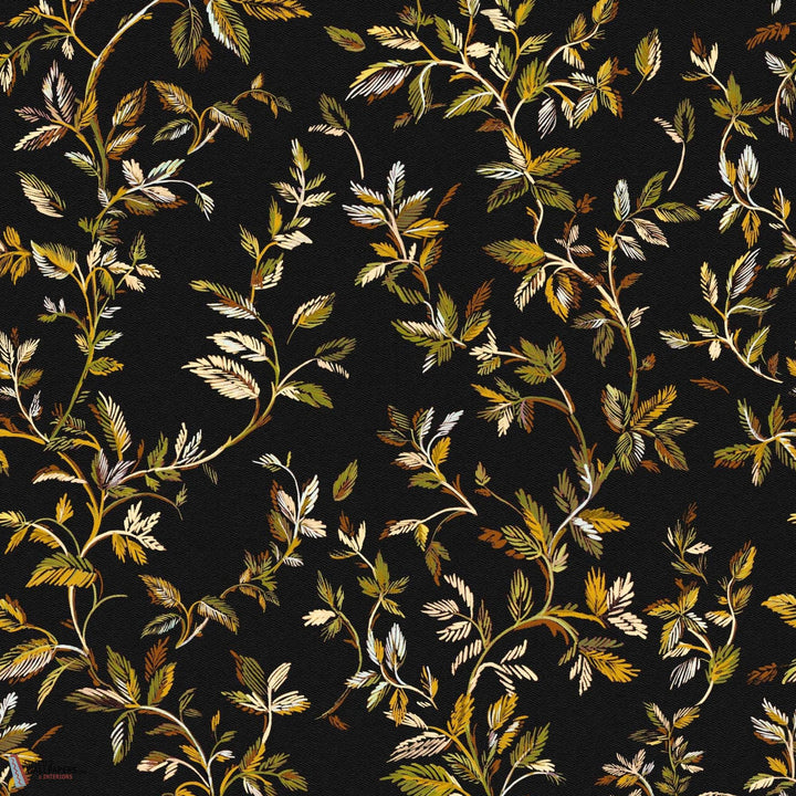 Tenango behang-Coordonne-Carbón-Rol-Selected Wallpapers-Interiors