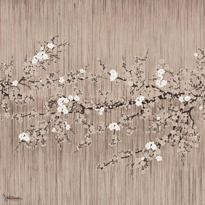 The Bliss behang-Daisy James-Beige-Vinyl-M2-Selected Wallpapers-Interiors