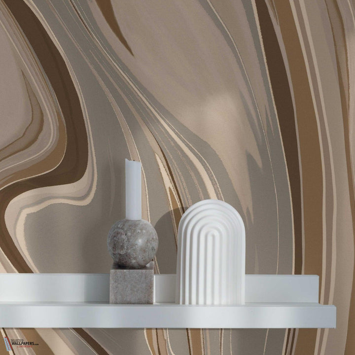 The Flux behang-behang-Daisy James-Selected Wallpapers &amp; Interiors