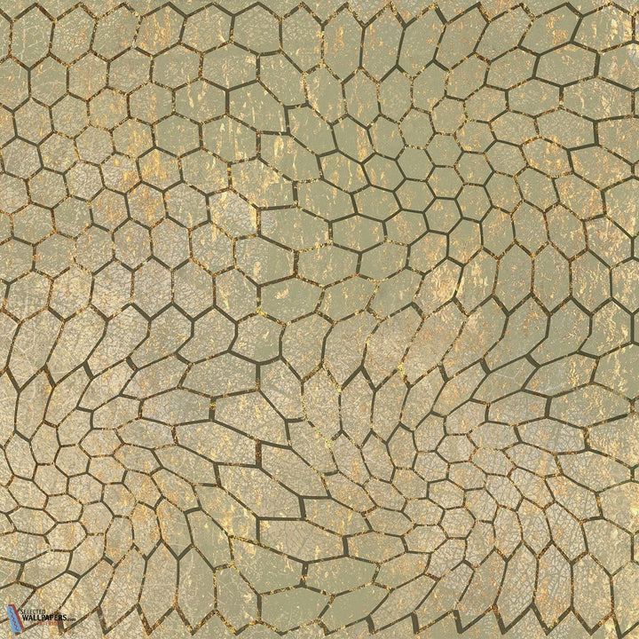The Lime and Gold behang-behang-Daisy James-Original-Vinyl-M2-Selected Wallpapers &amp; Interiors
