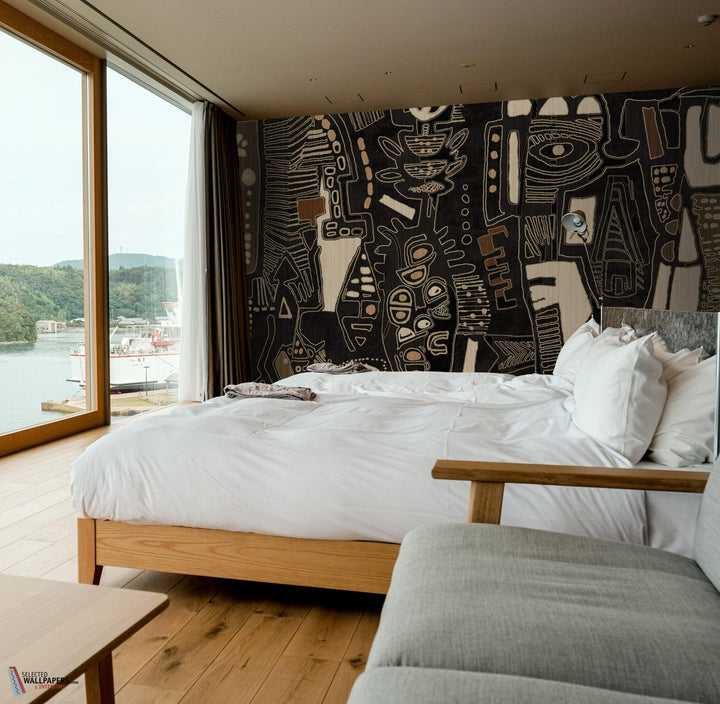 The Outline behang-behang-Daisy James-Selected Wallpapers &amp; Interiors