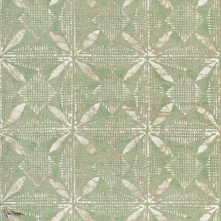 Tortuga batik behang-Thibaut-Willow-Rol-Selected Wallpapers-Interiors