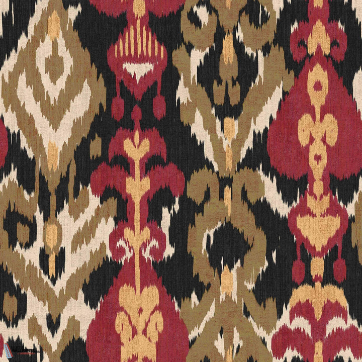 Uzbek behang-Coordonne-Black-Non Woven-Rol-Selected Wallpapers-Interiors