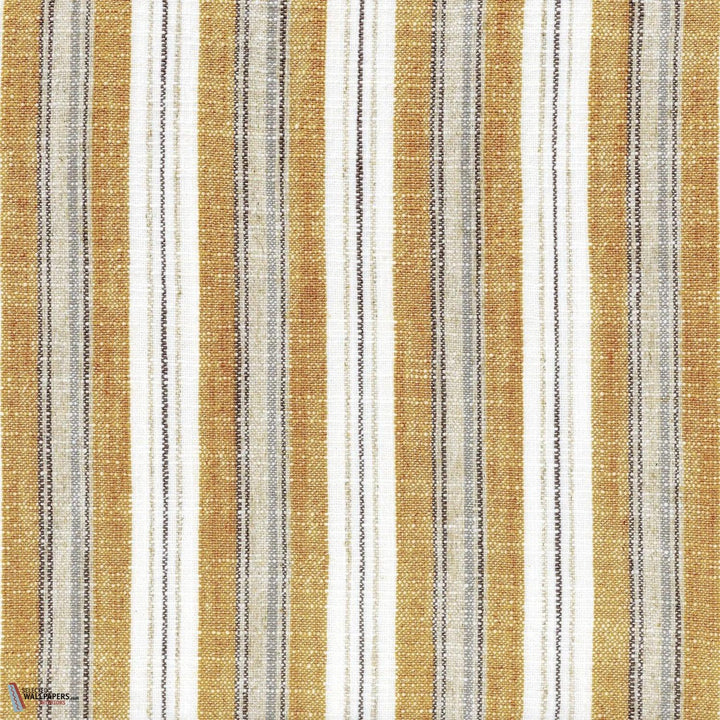 Vagabond stof-Casamance-Ocre-Meter (M1)-Selected Wallpapers-Interiors
