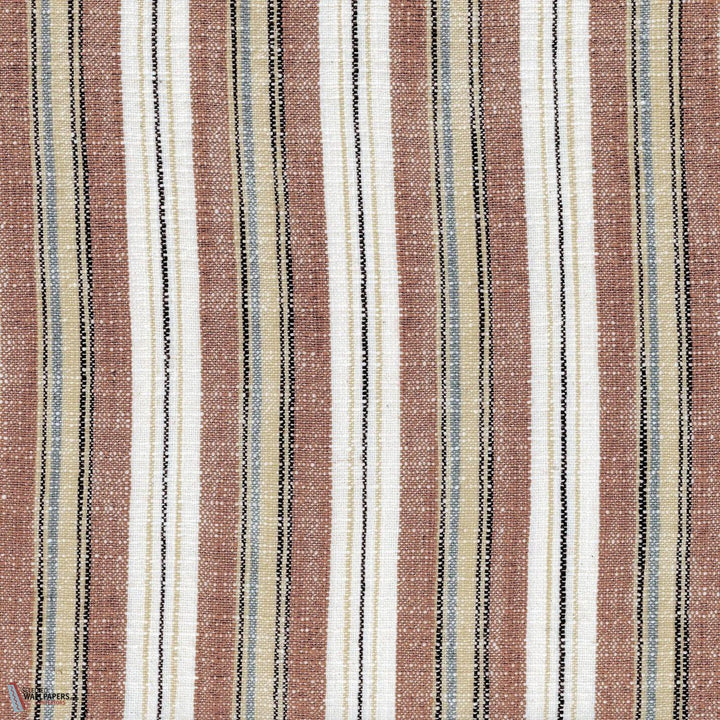Vagabond stof-Casamance-Terracotta-Meter (M1)-Selected Wallpapers-Interiors