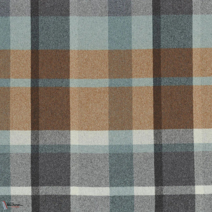 Vanoise stof-Casamance-fabric-Ocre bleu nordique-Meter (M1)-Selected-Wallpapers-Interiors