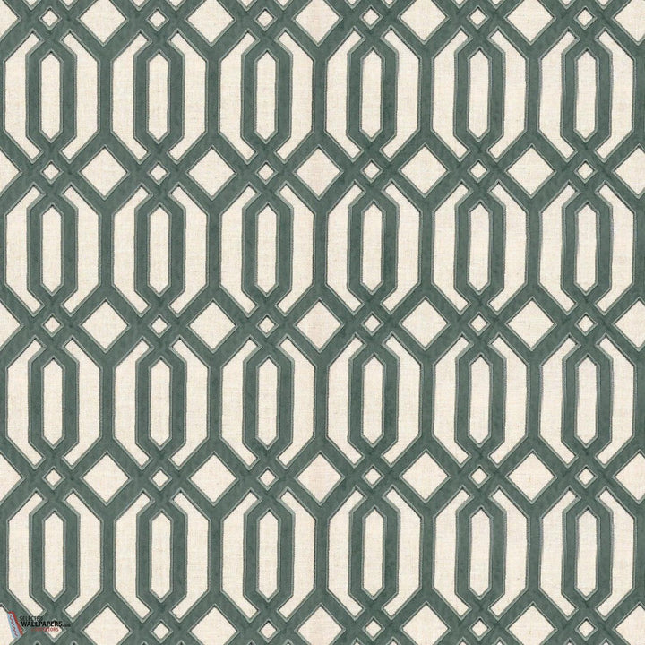Vibrations stof-Casamance-Celadon-Meter (M1)-Selected Wallpapers-Interiors