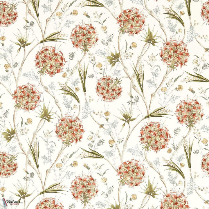 Wallichi behang-Zoffany-Russet/olive-Rol-Selected Wallpapers-Interiors