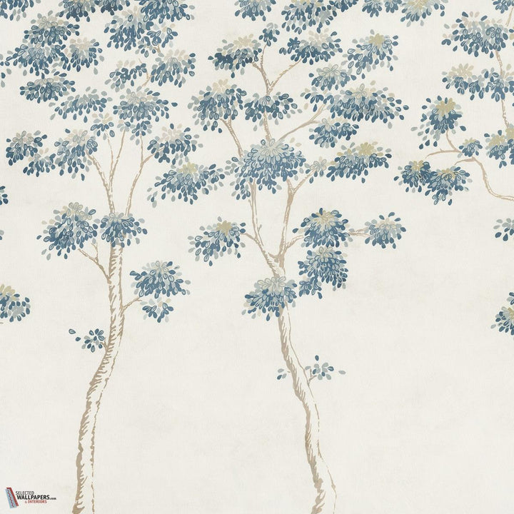 Wilhelm behang-Sandberg-Blue-Mattic-M2-Selected Wallpapers-Interiors