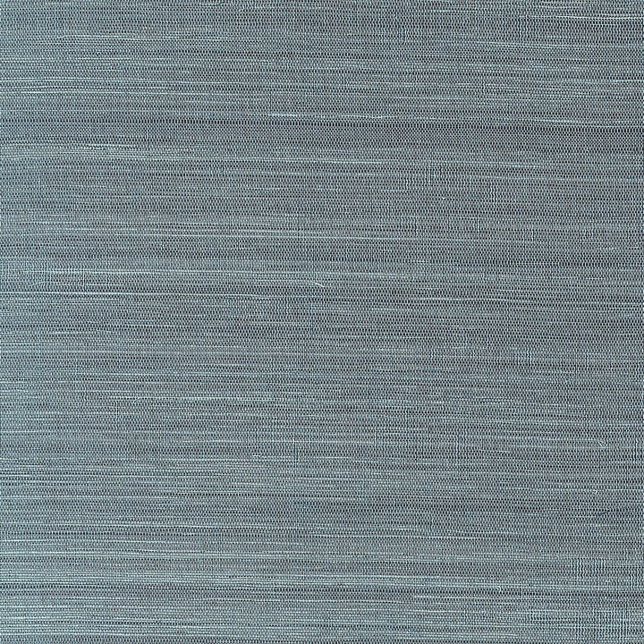 Windward Sisal-Thibaut-Dusty Teal-Rol-Selected-Wallpapers-Interiors