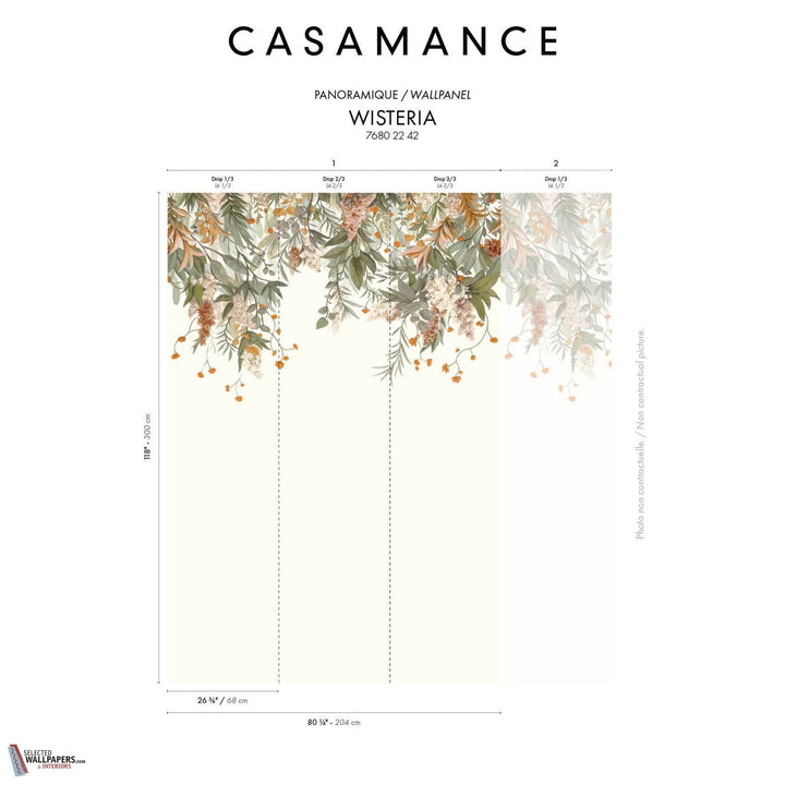 Wisteria behang-Casamance-wallpaper-tapete-Selected-Wallpapers-Interiors