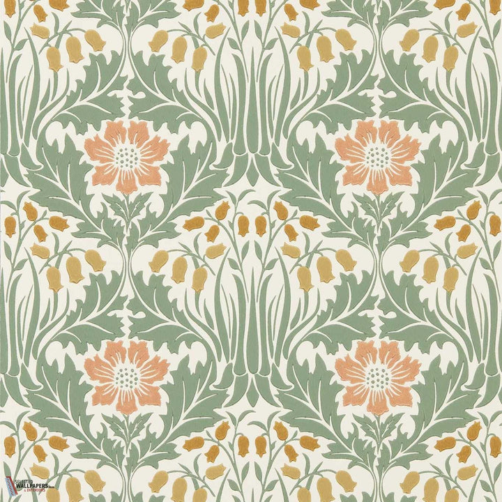 Woodbell & Anemone behang-Morris & Co-Rose/Sage-Rol-Selected Wallpapers-Interiors