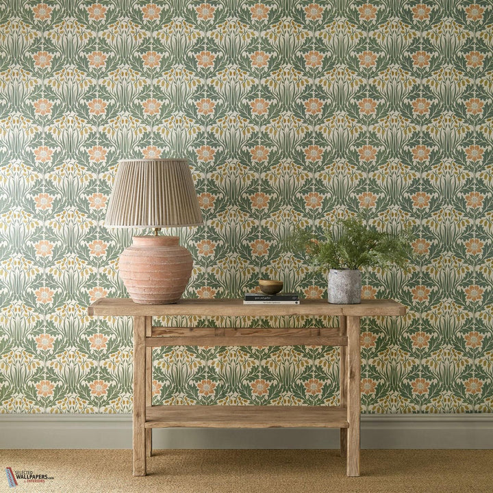 Woodbell & Anemone behang-Morris & Co-Selected Wallpapers-Interiors