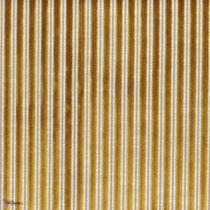 Zebu stof-Casamance-fabric-Moutarde-Meter (M1)-Selected-Wallpapers-Interiors