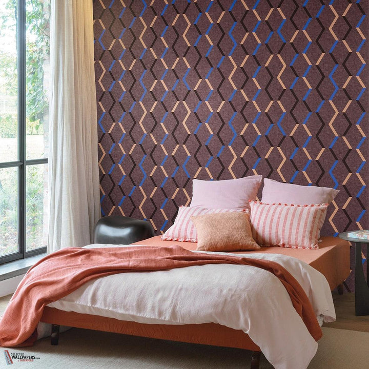 Zigzag behang-Masureel-Selected Wallpapers-Interiors