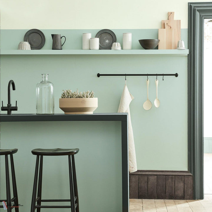 Aquamarine Mid verf Little Greene 284-Selected-Wallpapers-Interiors