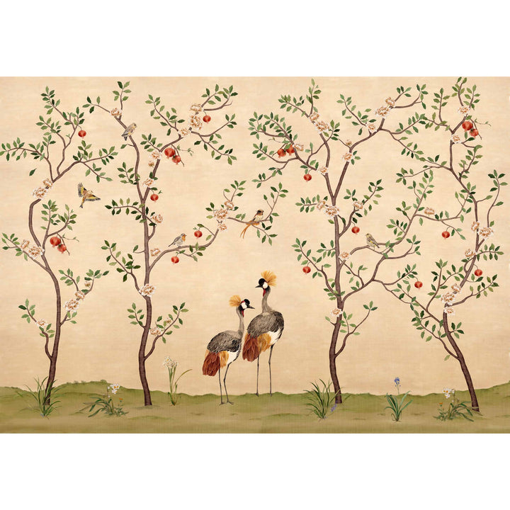 Crowned Crane behang-Behang-Coordonne-Selected Wallpapers &amp; Interiors