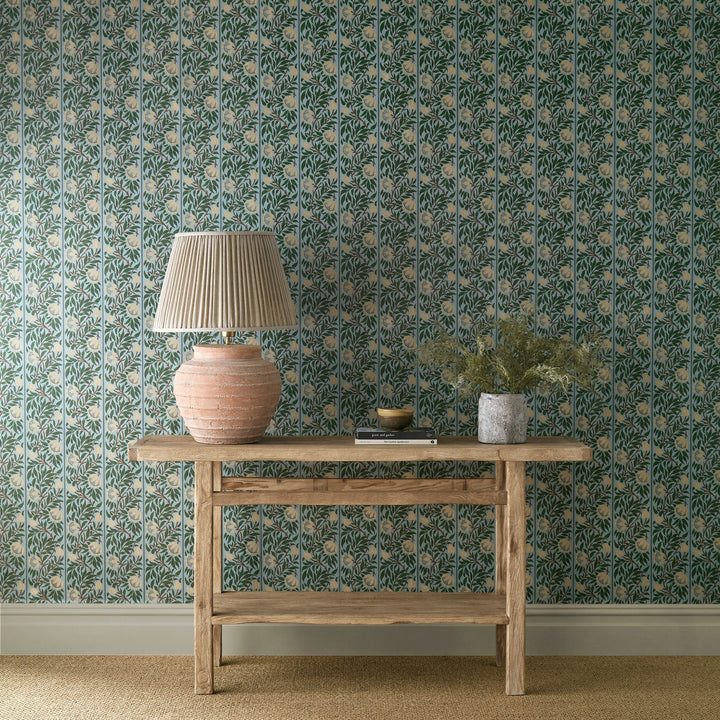 Peony Trellis behang-Morris & Co-Selected Wallpapers-Interiors