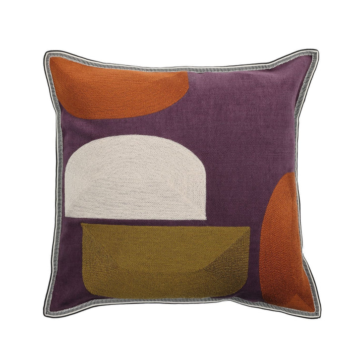 Housse de Coussin Jojoba-Kussen-Casamance-Violet Olive-45 x 45 cm-Selected Wallpapers &amp; Interiors
