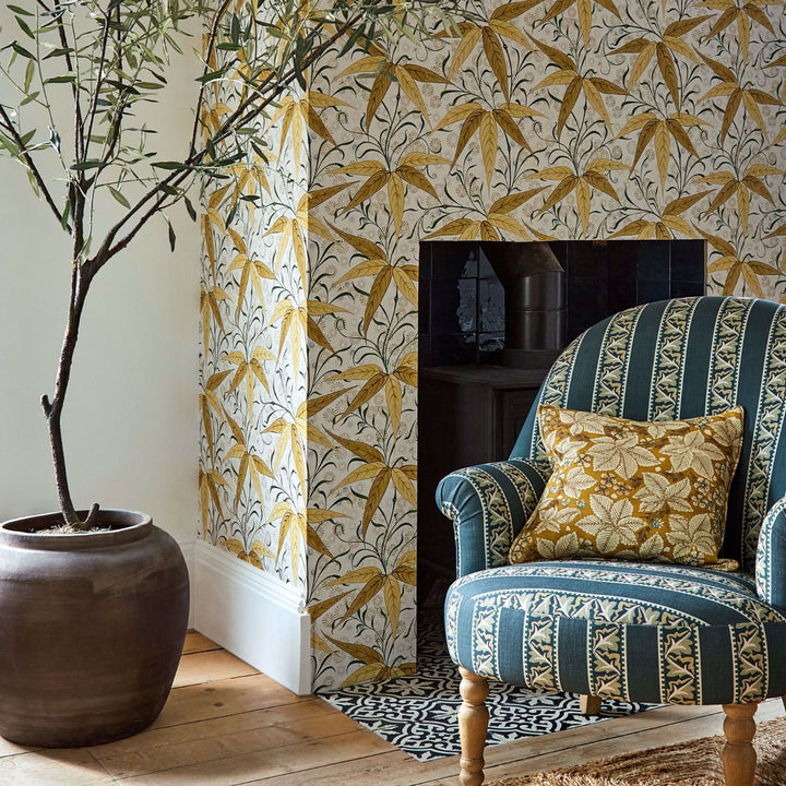 Bamboo behang-Behang-Morris & Co-Selected Wallpapers &amp; Interiors