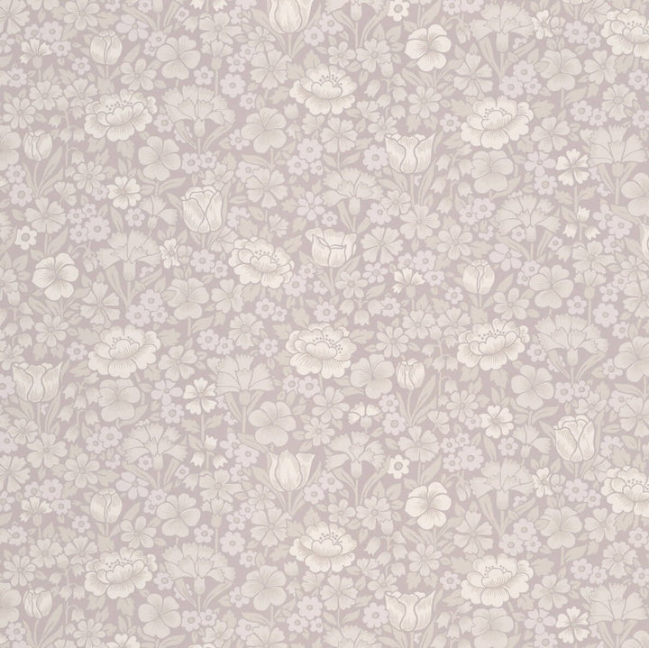 Spring Flowers behang-behang-Little Greene-French Grey-Rol-Selected Wallpapers &amp; Interiors