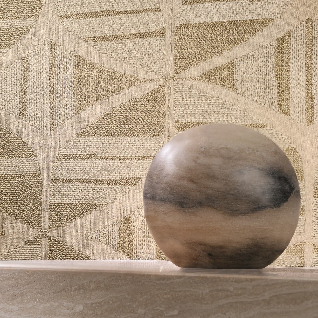 Luxe behang vol textuur van Casamance