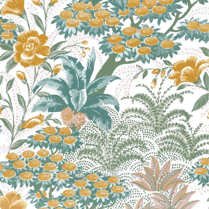 Alba-behang-Tapete-Casamance-Blanc/Poudre-Rol-75080100-Selected Wallpapers