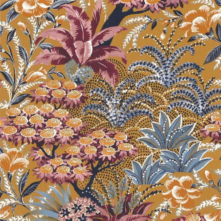 Alba-behang-Tapete-Casamance-Ambre/Bois de Rose-Rol-75080508-Selected Wallpapers