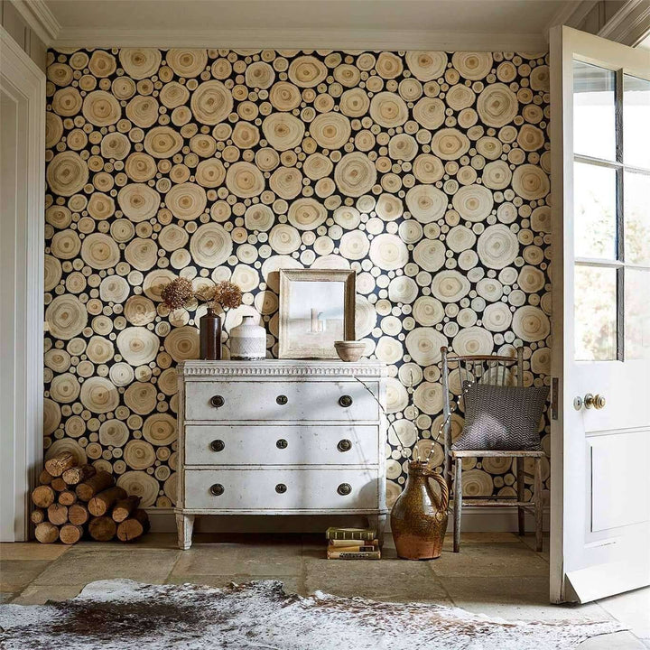 Alnwick Logs-behang-Tapete-Sanderson-Selected Wallpapers