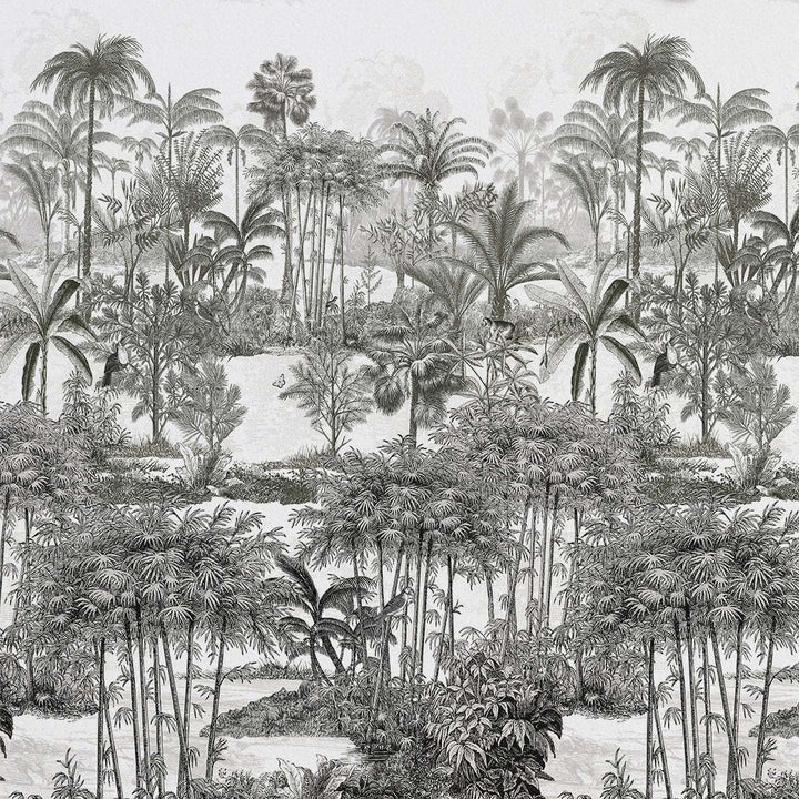 Amazone-behang-Tapete-Isidore Leroy-Gris-Non Woven-6241601-Selected Wallpapers