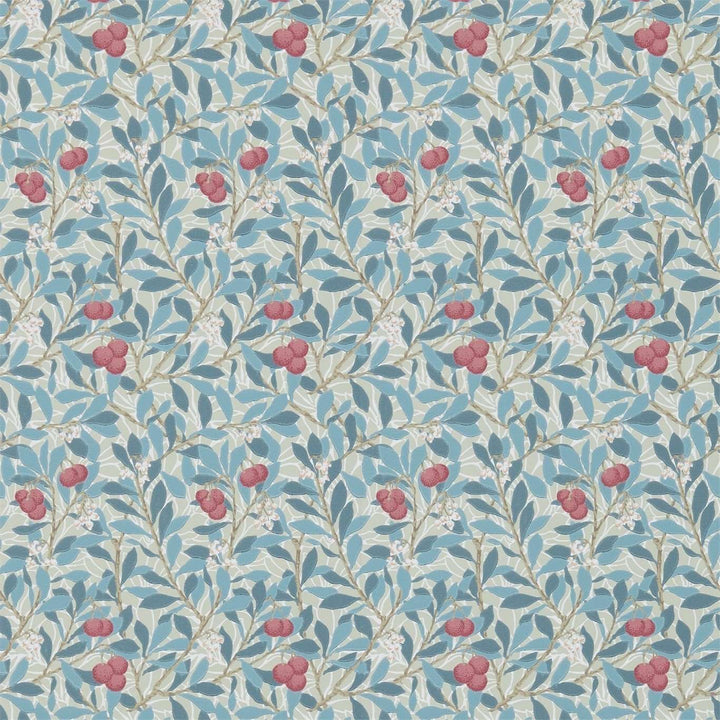 Arbutus-behang-Tapete-Morris & Co-Woad/Russet-Rol-214718-Selected Wallpapers