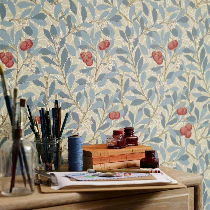 Arbutus-behang-Tapete-Morris & Co-Selected Wallpapers