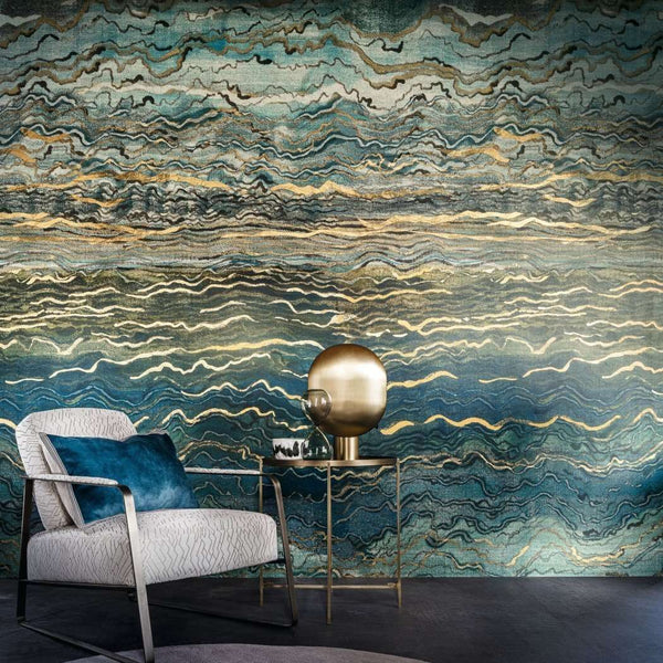 Azurite-behang-Tapete-Casamance-Selected Wallpapers