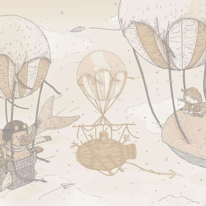 Balloon Rides-behang-Tapete-Coordonne-Twilight-Non Woven-9700032-Selected Wallpapers