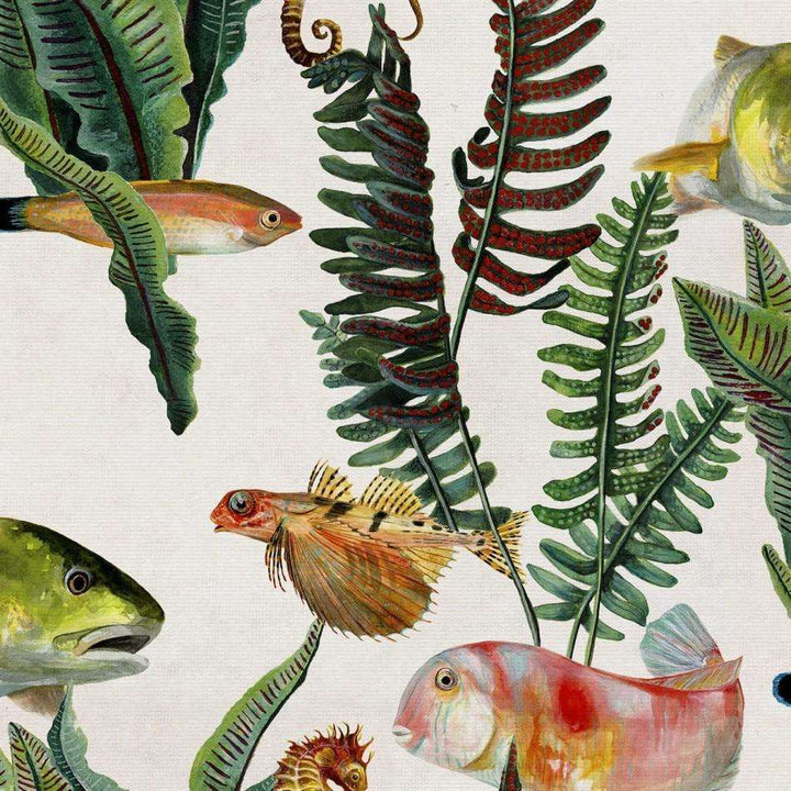 Bank of Fish-Behang-Tapete-Coordonne-Swan-Rol-9500020-Selected Wallpapers