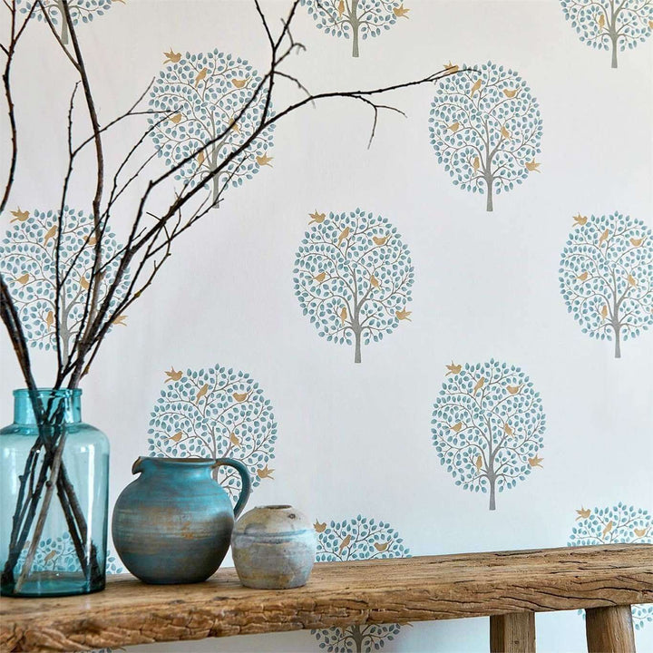 Bay Tree-behang-Tapete-Sanderson-Selected Wallpapers